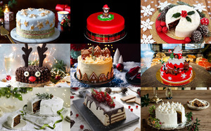 Christmas Cakes 1 - Weihnachtskuchen 1