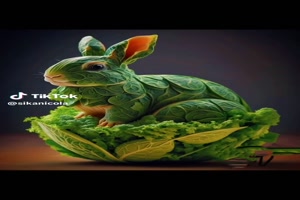 Animals made of vegetables - Tiere aus Gemse