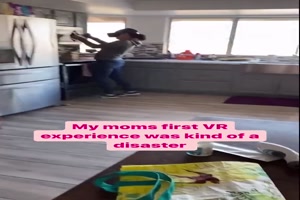 Mamas erste VR-Erfahrung