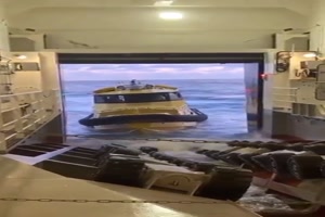 Boot perfekt eingeparkt