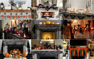 Halloween Fireplace - Halloween Kamin