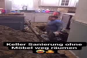 Sanierung ohne Mbel wegrumen