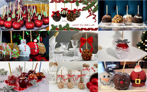 Christmas Candy Apples - Weihnachtskandierte pfel