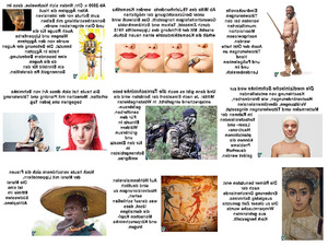 Schminke und Hautschmuck