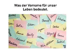 klicke hier, um die Datei herunterzuladen Was der Vorname für unser Leben bedeutet