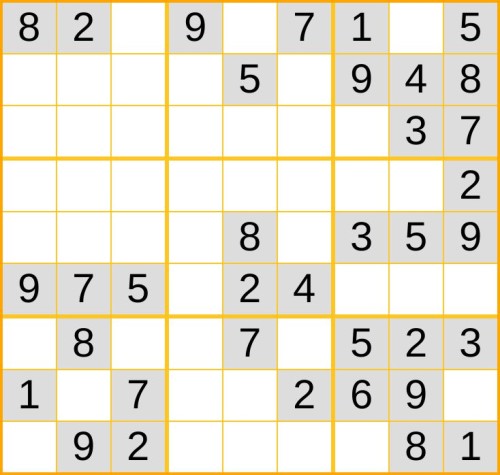 leichtes Sudoku