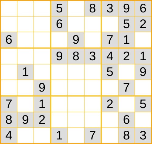 leichtes Sudoku