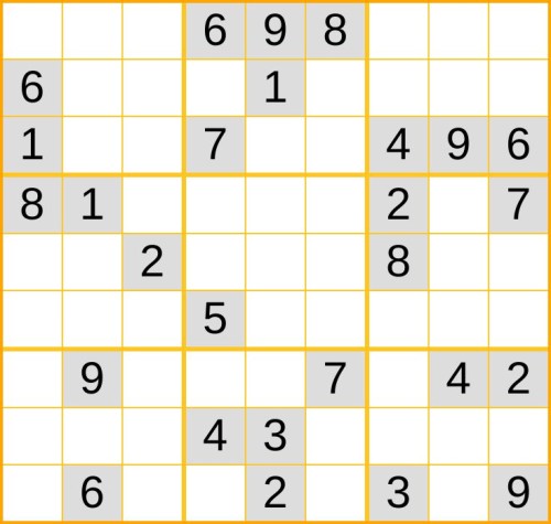 schweres Sudoku 