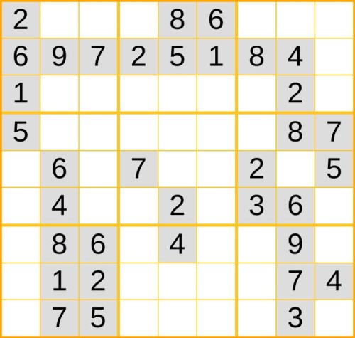 leichtes Sudoku 