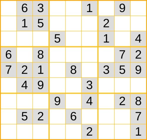 leichtes Sudoku 