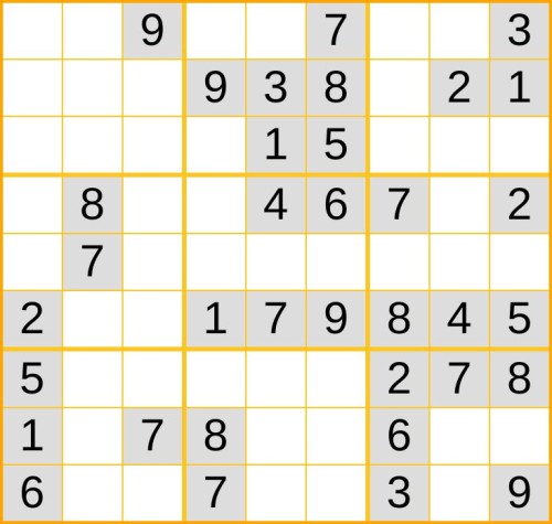 leichtes Sudoku 