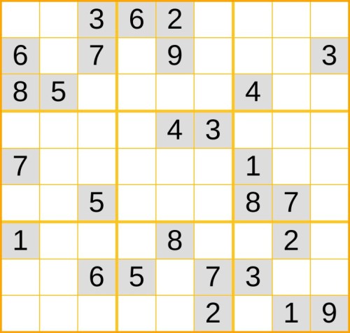 schweres Sudoku 