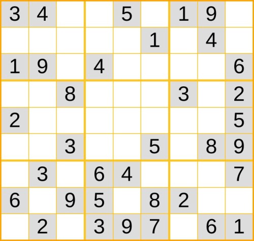 leichtes Sudoku 