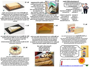 Franzsischer Kse und franzsisches Brot