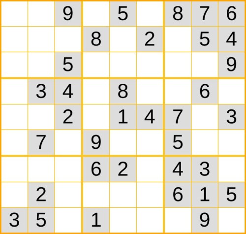 leichtes Sudoku 