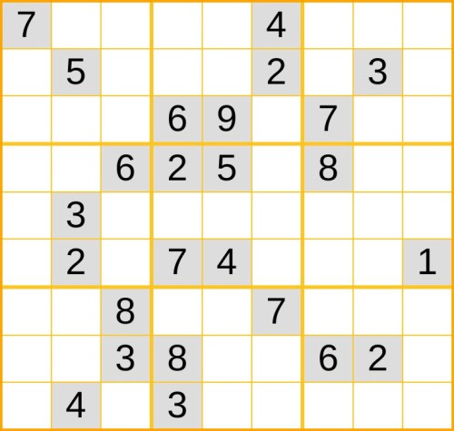 schweres Sudoku 