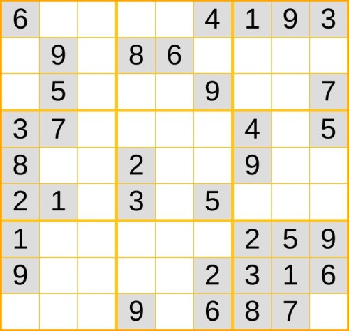 leichtes Sudoku 