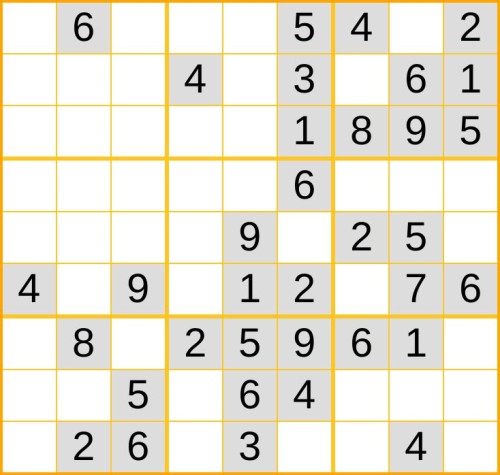 leichtes Sudoku 