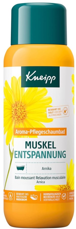 das Kneipp Aroma-Pflegeschaumbad Muskel Entspannung!