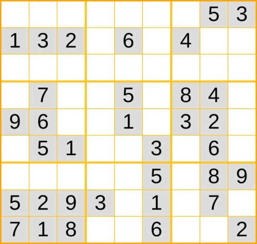 leichtes Sudoku 