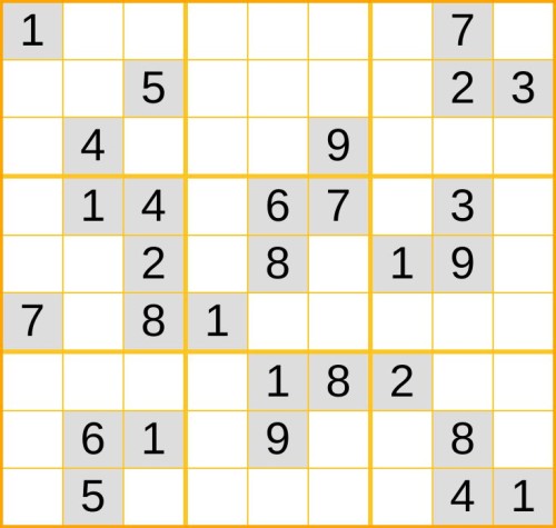 schweres Sudoku 