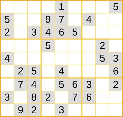 leichtes Sudoku 