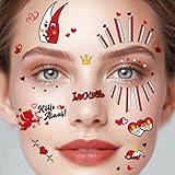 4 Blatt Gesichtstattoo K&ouml;lner Karneval!