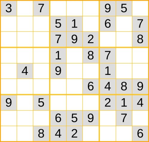 leichtes Sudoku 