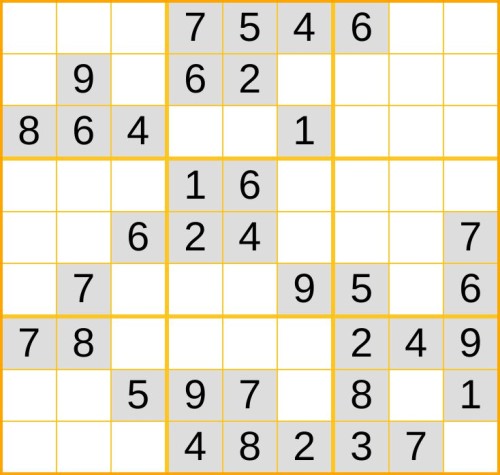 leichtes Sudoku 