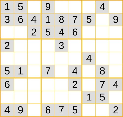 leichtes Sudoku 