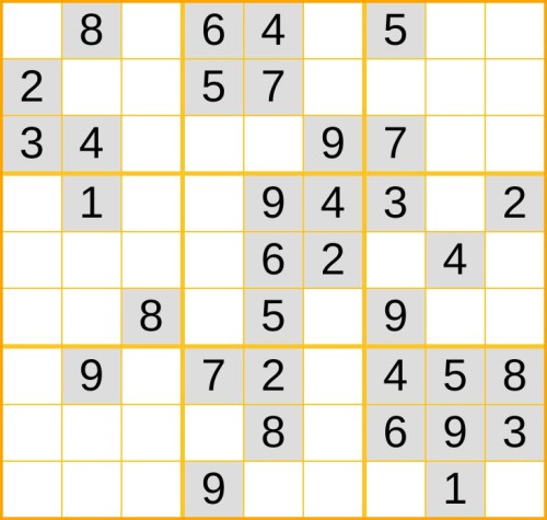 leichtes Sudoku 