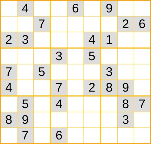 schweres Sudoku 