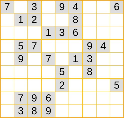 schweres Sudoku 