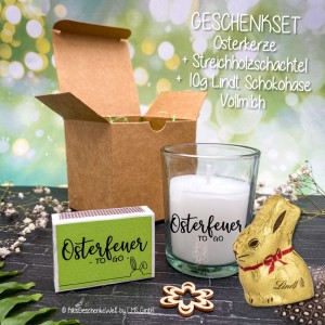 ein Osterfeuer "- to go -" - Geschenkset!