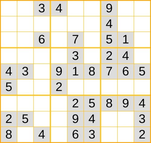 leichtes Sudoku 