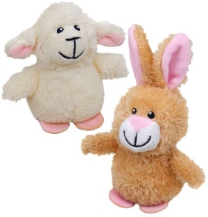 Pl&uuml;sch-Katzenspielzeug Hase & Lamm!