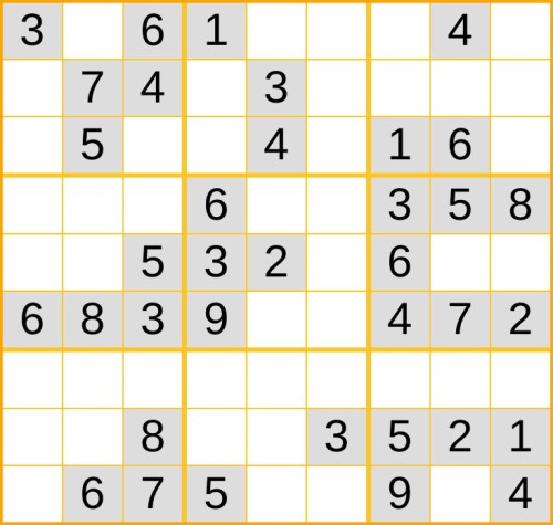 leichtes Sudoku 