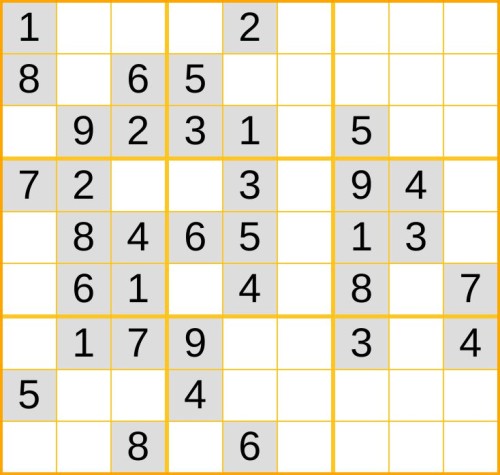 leichtes Sudoku 