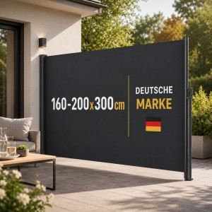 eine ausziehbare Seitenmarkise!