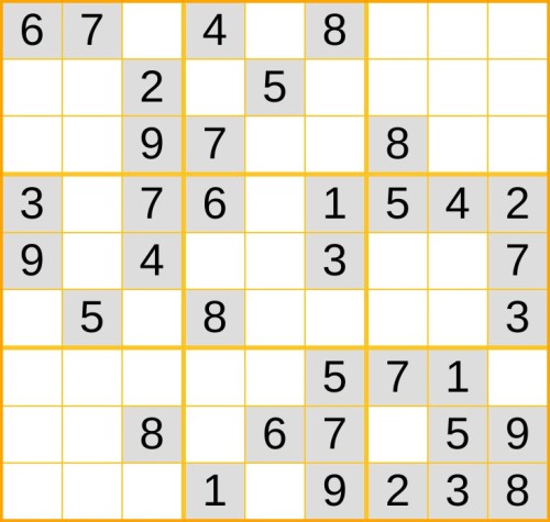 leichtes Sudoku 