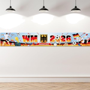 ein Fu&szlig;ball-WM 2026 Banner!
