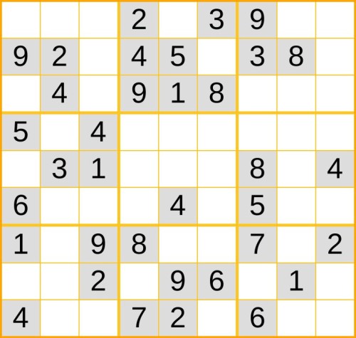 leichtes Sudoku 