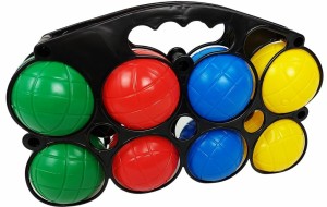 ein Boule Set mit 8 Kugeln f&uuml;r den Strand!