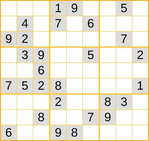 schweres Sudoku 