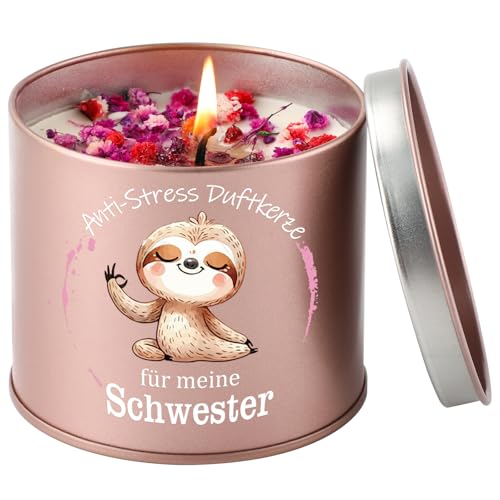 Anti-Stress-Duftkerze f&uuml;r die Schwester!