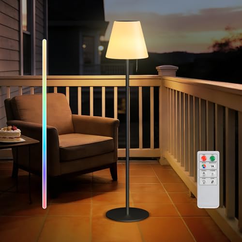 H&ouml;henverstellbare Outdoor-Stehlampe!