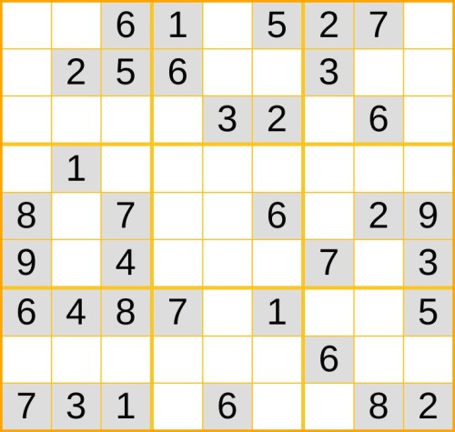 leichtes Sudoku 