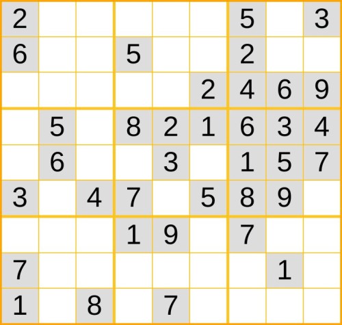 leichtes Sudoku 