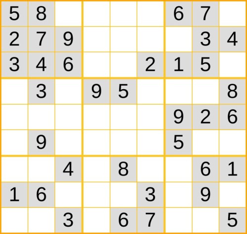leichtes Sudoku 