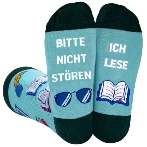 Lustige Socken f&uuml;r B&uuml;cherliebhaber!